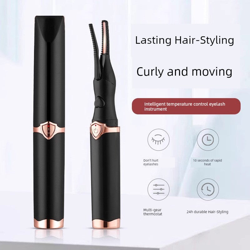 10 Seconds, Huge! Electric Heating Eyelash Curler Hot Coil Heater Heating Electric Apparatus Heating Charging Lasting Portable