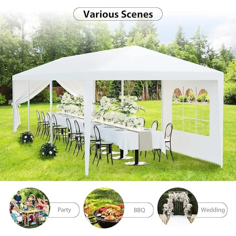 10'x30' Outdoor Canopy Tent Patio Camping Gazebo Shelter Pavilion Cater Party Wedding BBQ Events Tent