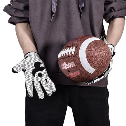 Adjustable Wristband Football Gloves