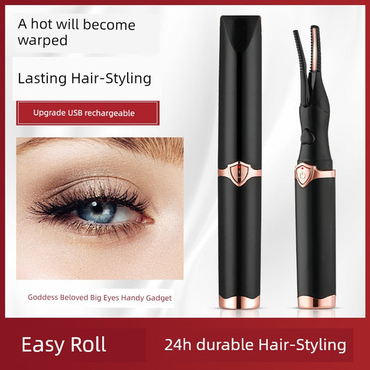 10 Seconds, Huge! Electric Heating Eyelash Curler Hot Coil Heater Heating Electric Apparatus Heating Charging Lasting Portable