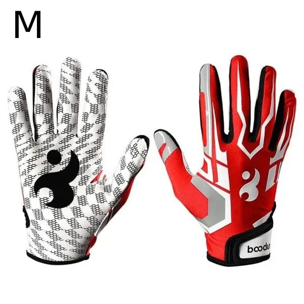 Adjustable Wristband Football Gloves