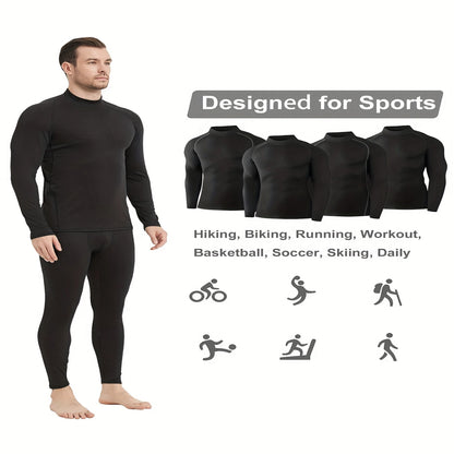 4 Piece Men's Compression Base Layer