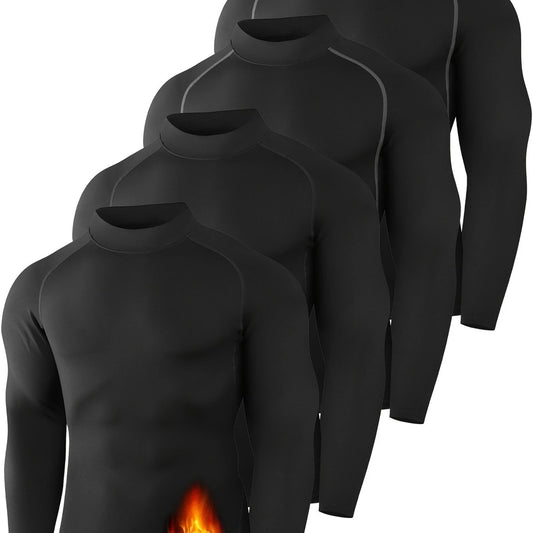 4 Piece Men's Compression Base Layer