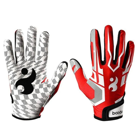 Adjustable Wristband Football Gloves