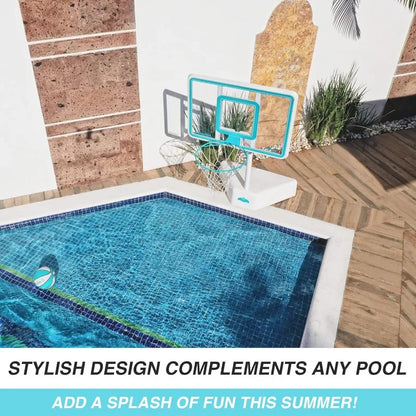 Adjustable Height Swimming Pool Basketball Hoop